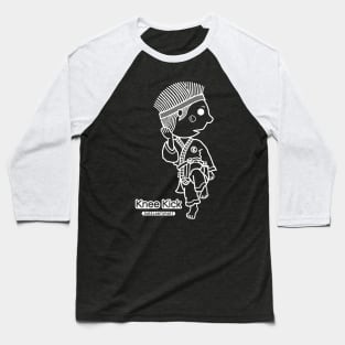 Karate Knee Kick Baseball T-Shirt